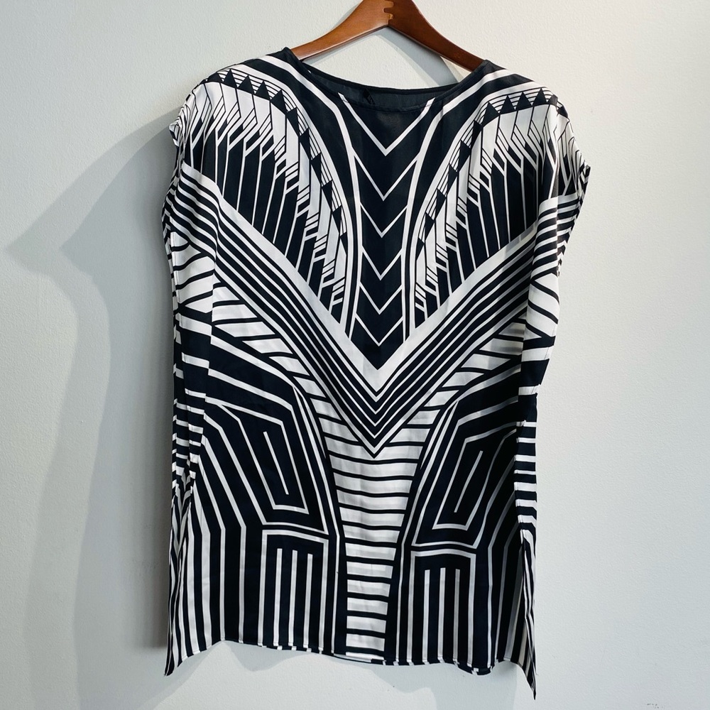 BALMAIN**100%Silk Tunic Coverup/ Top**Small $1580